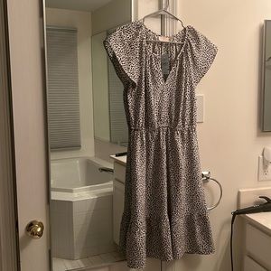 NWT leopard Loft dress